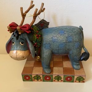 Jim Shore Disney Christmas Large Eeyore Figurine
